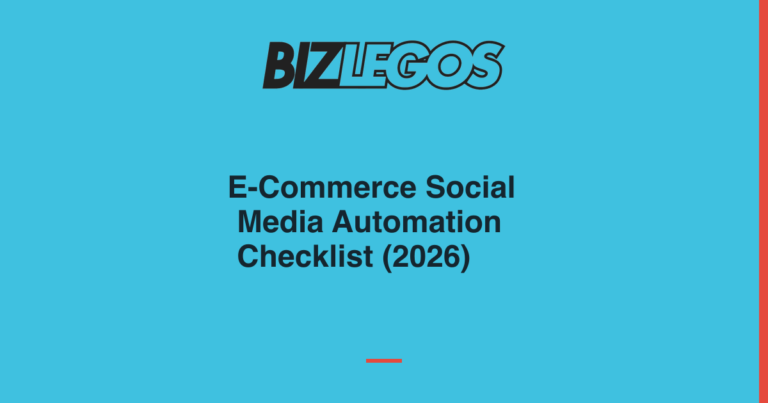 social media automation ecommerce checklist card 1