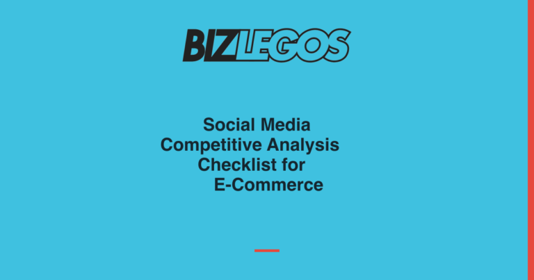 social media competitive analysis ecommerce checklist card 1